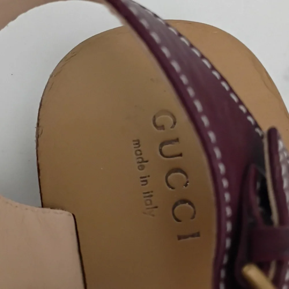 Gucci  Leather Sandals Kids